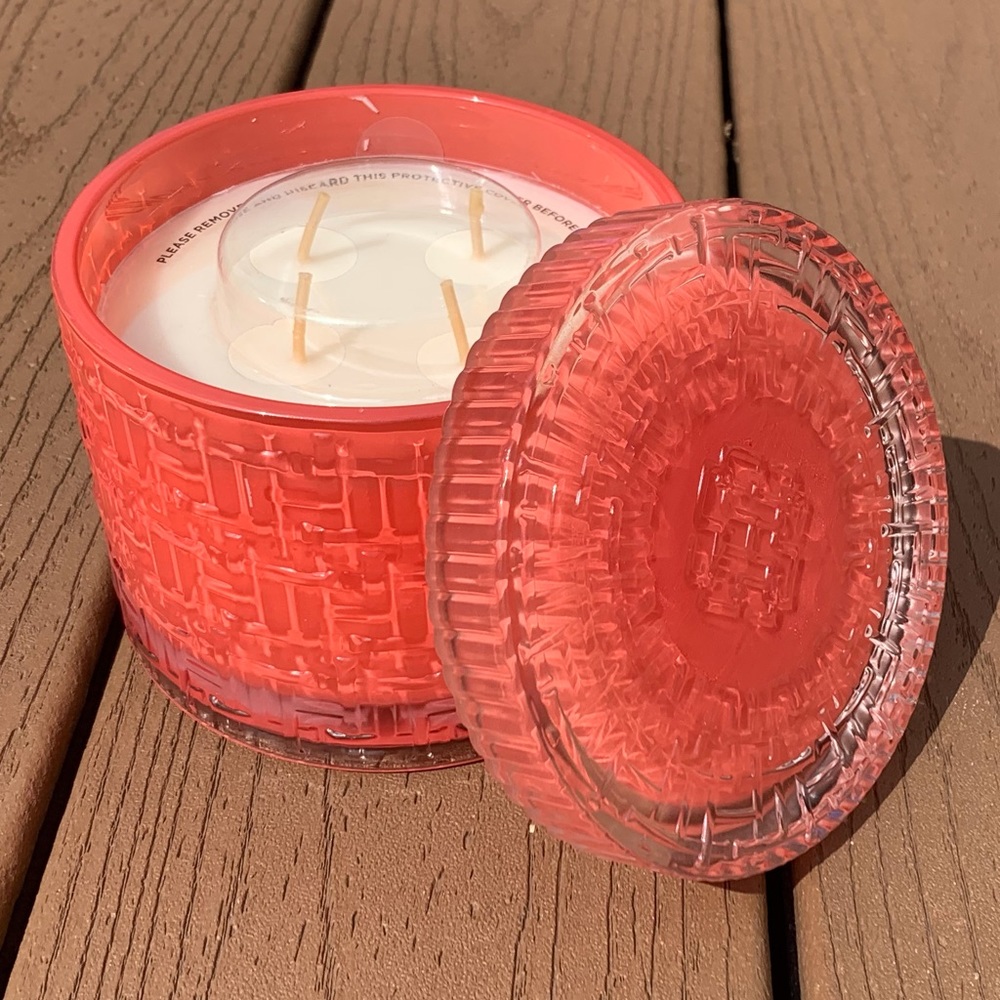 🆕 “MANDARIN PINK GRAPEFRUIT” HOMEWORX HARRY SLATKIN 4-WICK, 18oz CANDLE NWTS!!!